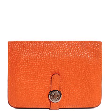 hermes dogon wallet orange|Hermes wallet worth it.